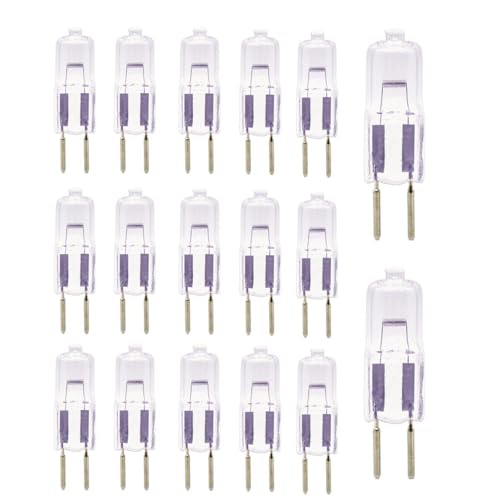 UGEFKMQ G5.3 Lámparas Halógenas 24V 35W Bombilla Halógena G5.3 Tipo Jc G5.3 Base Bipin Blanco Cálido Regulable 20Pc 50W