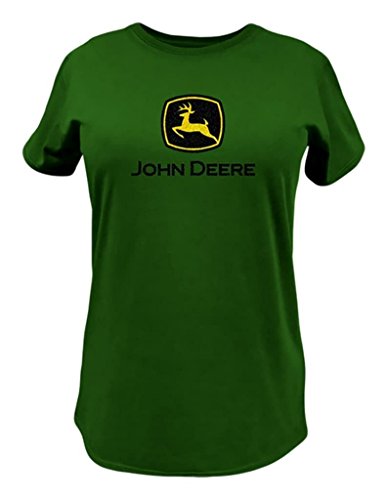 John Deere Women's Logo t-Shirt, Green, Small