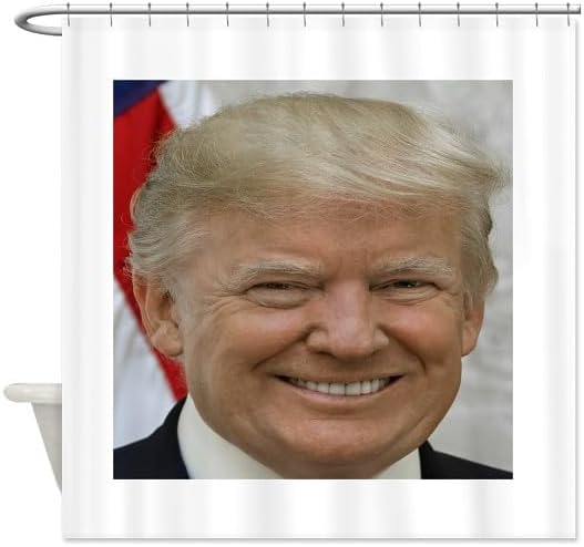 CafePress President Donald Trump Decorative Fabric Shower Curtain