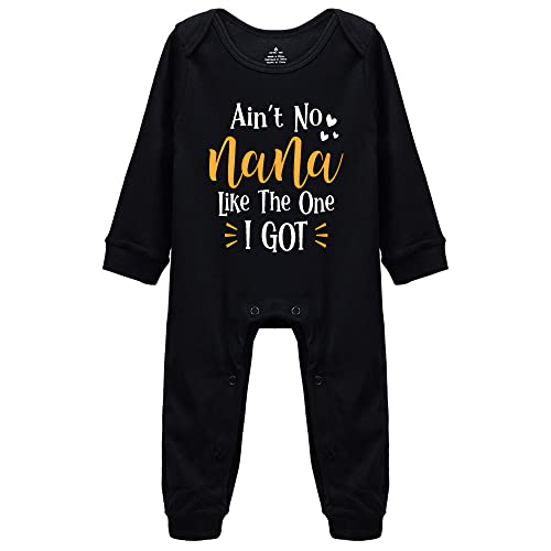 Ain't No Nana Like The One I Got Baby Bodysuit Girl boy Infant Toddler Baby Clothes Black