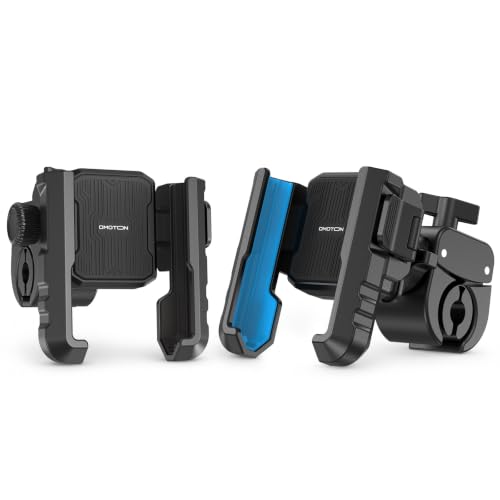 OMOTON BK01 Anti-Vibration Bike Phone Mount, Quick Lock for Riders 2 Packs