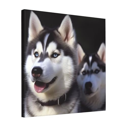 Impressions sur toile husky pour décoration salon et cuisine