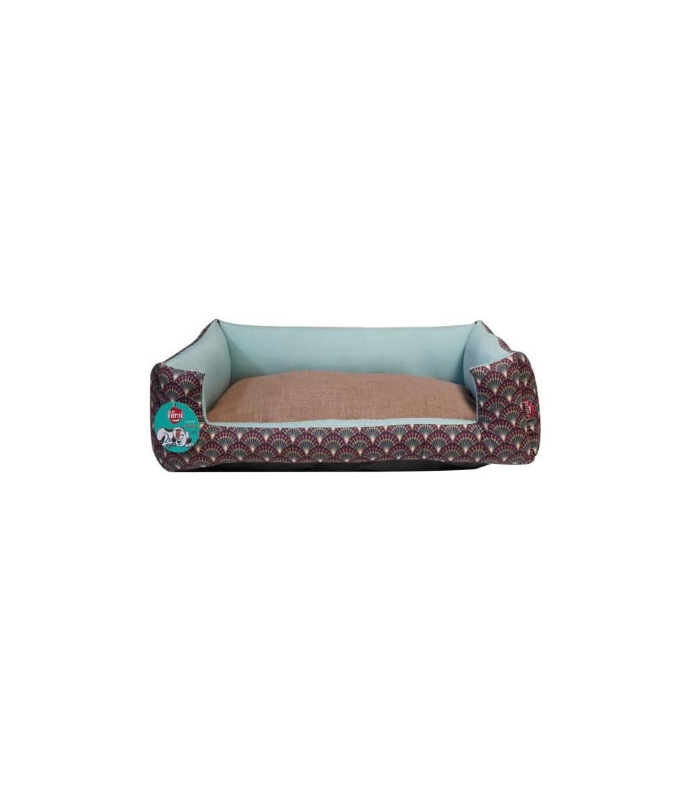 Aime - Cesta para Perro, colección Sweet Tropical, Cesta Mediana/Grande, cómoda, diseño étnico, Naturaleza, diámetro 70 cm