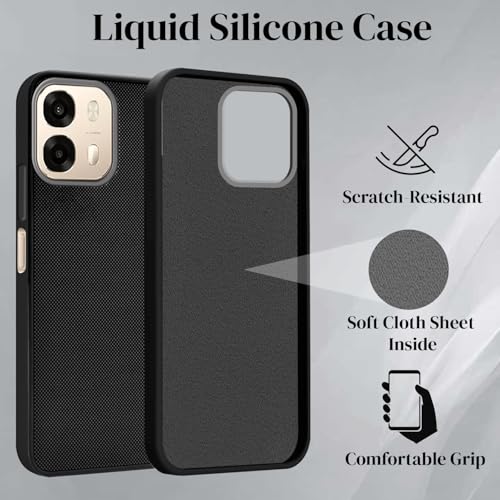 Image of Jkobi Rubberised Back Cover Case for Oppo A6 Pro (Textured Grip Design | Micro-Fiber Cloth Inside | Slim and Light Weight | Soft Touch and Feel)