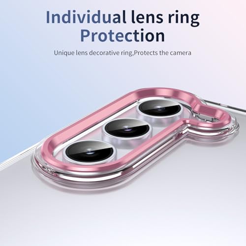 Coque Galaxy Z Fold 5 rose robuste pour éviter les bris d'écran - 7