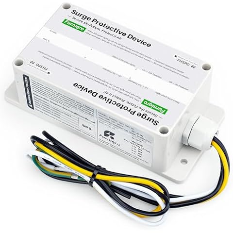 Whole House Surge Protector,FHSPD60 Whole Home Surge Protector, 60,000 Amps 120/240V Indoor/Outdoor Use Cover