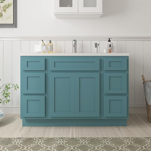 Amazon.com: Vanity Art 48 Inch Bathroom Vanity Base Only, Single Sink ...
