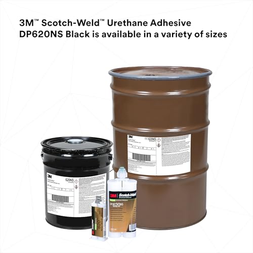 3M Scotch-Weld Urethane Adhesive DP620NS, Black, 48.5 mL Duo-Pak, 1 Each | Non-Sag, Fast-Curing, Establishes Tough Bonds, Offers Low-Temperature Flexibility - image 9