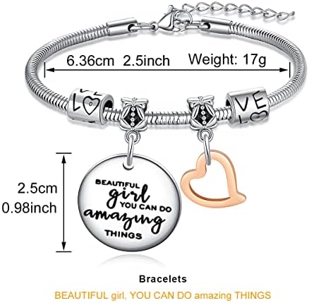 Arpama S925 Silver A-Z 26 Initial Necklaces Crystal Pendant Chain Choker, Gifts for Teenage Girls or Women