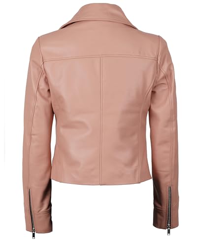 Image of Blingsoul Womens Real Leather Jacket - Asymmetrical Leather Jackets for Women