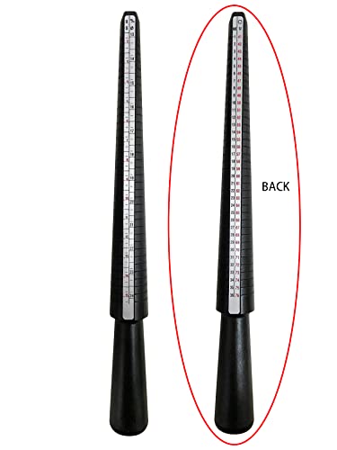 Ring Sizer Measuring Tool Set,Plastic Ring Sizer Mandrel And Finger Size Gauge, Us Ring Sizer 0-13 For Jewelry Sizing Measuring #TOP21