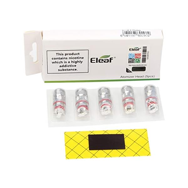 Eleaf EC-M 0,15 Ohm Spulenkopfersatz-Verdampfer passend für MELO iJust ECM-Zerstäuber Neue Mesh-Spulensysteme-5Stück