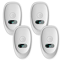 Repelente Ultrasónico de Plagas, 4 Pack Electrónico Repelente Mosquitos Control de Plagas, Repelente Ultrasónico Mosquitos Anti Moscas, Ratones, Insectos, Hormigas, Arañas