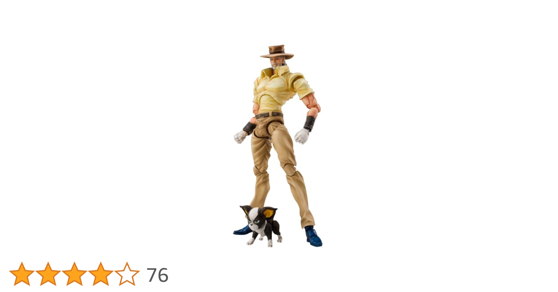 超像可動　ジョセフ・ジョースター & イギー フィギュア Amazon.co.jp: メディコス 超像可動 『ジョジョの奇妙な冒険 第