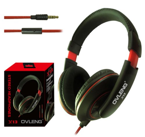 Over The Ear Headphones-Powerful Sound, Recieve Call from Smart Phone,Headphones w/Microphone, 1 Unit
