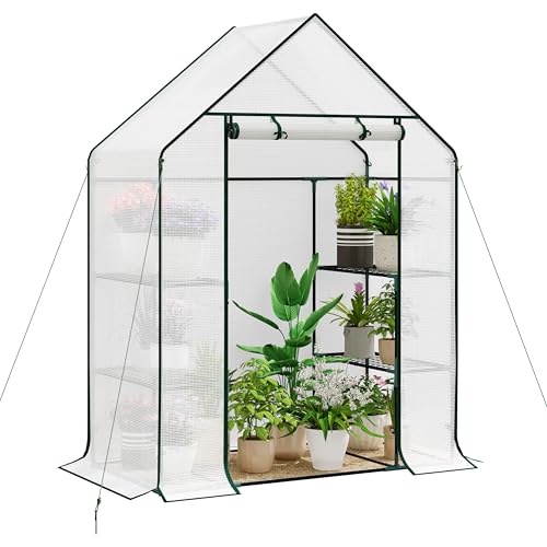 WOLTU Foliengewächshaus, Tomatengewächshaus für Garten Balkon,...