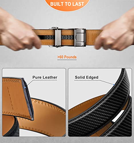 BULLIANT Belt Strap Buckles for Mens Ratchet Belts Repalcement or Customize Width 1 3/8"4