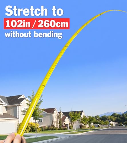 10 Pack Bulk Tape Measure 25 FT with Fractions 1/8, Easy Read Retractable Measuring Tape, Great for House Construction and Carpenter - Image 5