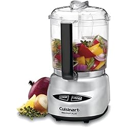 Cuisinart Mini Prep Plus Food Processor, 4 Cup, Brushed Stainless (Shiny)