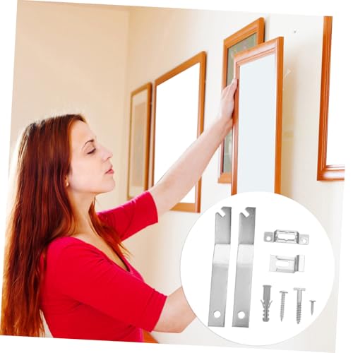 Image of TEHAUX Reliable Security Hanging Kits Frame Hangers T-Lock Hardware for Museums Galleries
