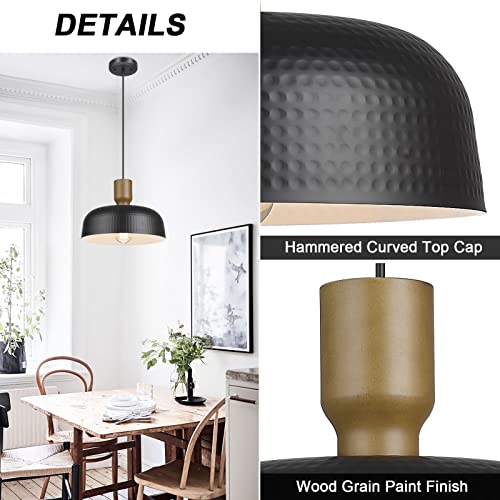 Farmhousependantlightsadjustablehanginglightfixtureswithhammeredmetalshade124inchpendantlightingforkitchenislandblack Urban Country Home Decor Farmhouse pendant lights adjustable hanging light fixtures with hammered metal shade 124 inch pendant lighting for kitchen island black urban country home decor