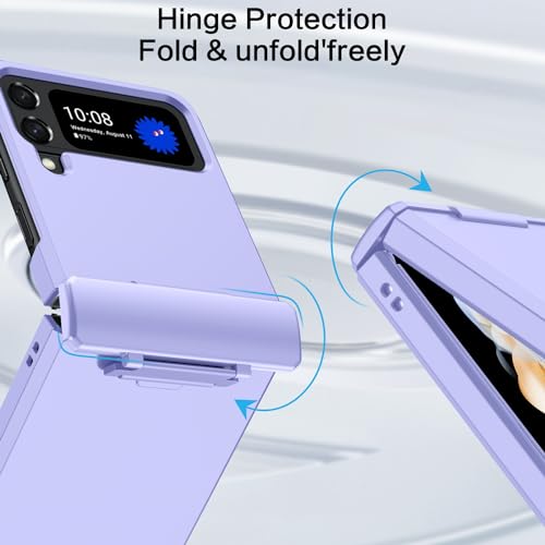 DOMAVER Case for Samsung Galaxy Z Flip3, Z Flip4 5G Case, Slim Fitwith Zipper Protection Thin TPU Anti-Slip Silicone Protective Girls Women Men Phone Cover for Samsung Z Flip 3/Flip4 5G 6.7 DOMAVER Case for Samsung Galaxy Z Flip3, Z Flip4 5G Case, Slim Fitwith Zipper Protection Thin TPU Anti-Slip Silicone Protective Girls Women Men Phone Cover for Samsung Z Flip 3/Flip4 5G 6.7