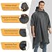 Opret Wasserdicht Regenponcho Damen Herren, Leicht Atmungsaktiv Regencape 3-in-1-Multifunktional Regenmantel Regenschutz Regen Poncho für Wandern und Camping-Grau