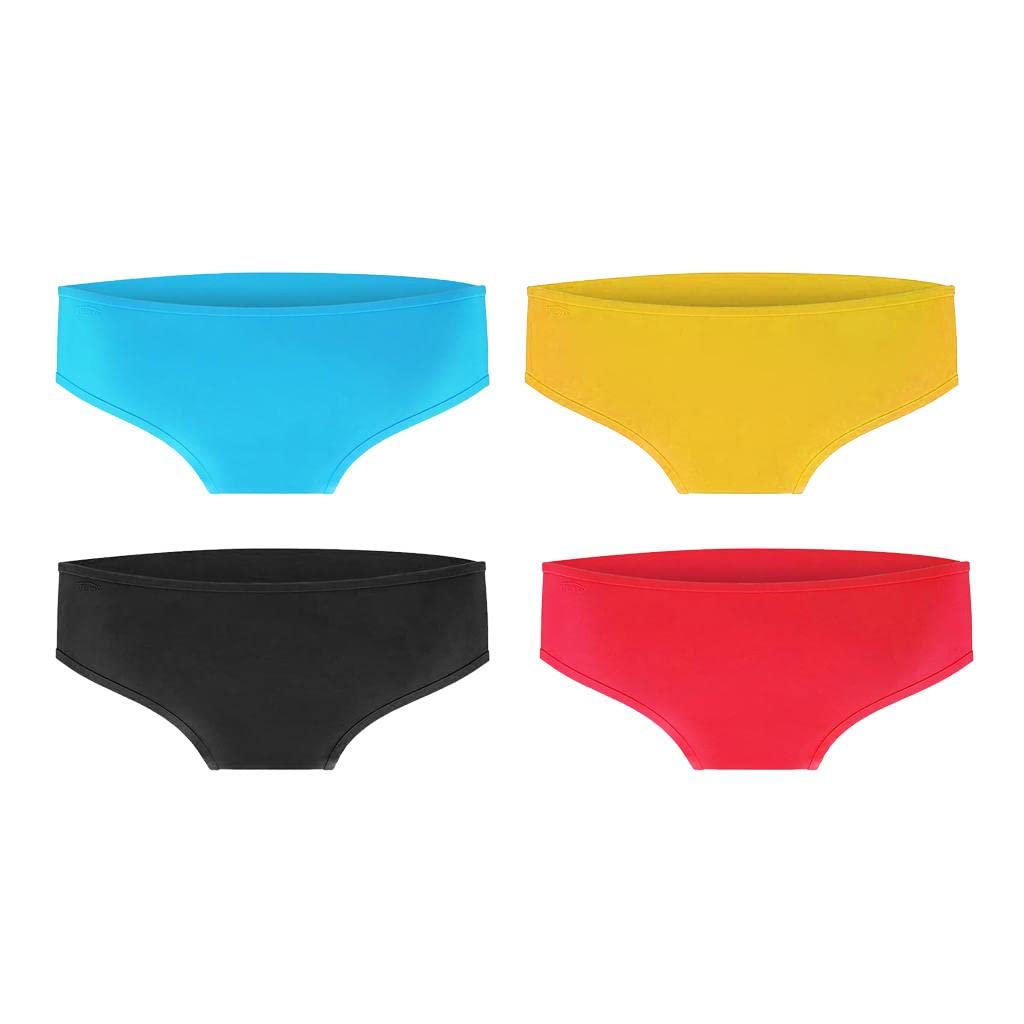 Women Bikini Swim Trunks Silicone Underwear Summer Bottom Beach Pants Blue-image-17