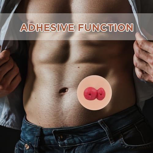 Image of Sticky Loop Ileostomy Simulators, Double-Barrel Stoma Training Model Set, Multi-Skin Tone Ostomy Care Practice Models for Medical Training and Patient Education - Light