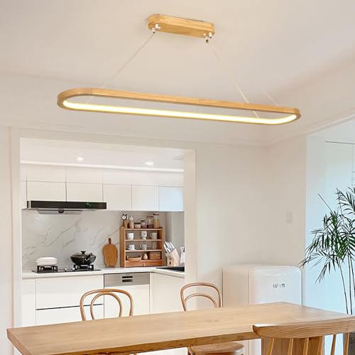 Lámpara colgante de aro de 60 cm lineal LED para techo de comedor moderno 6