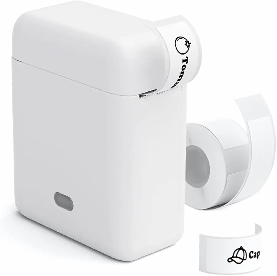 Impressora de etiquetas de armazenamento portátil Bluetooth mini térmica etiquetas de impressão doméstica