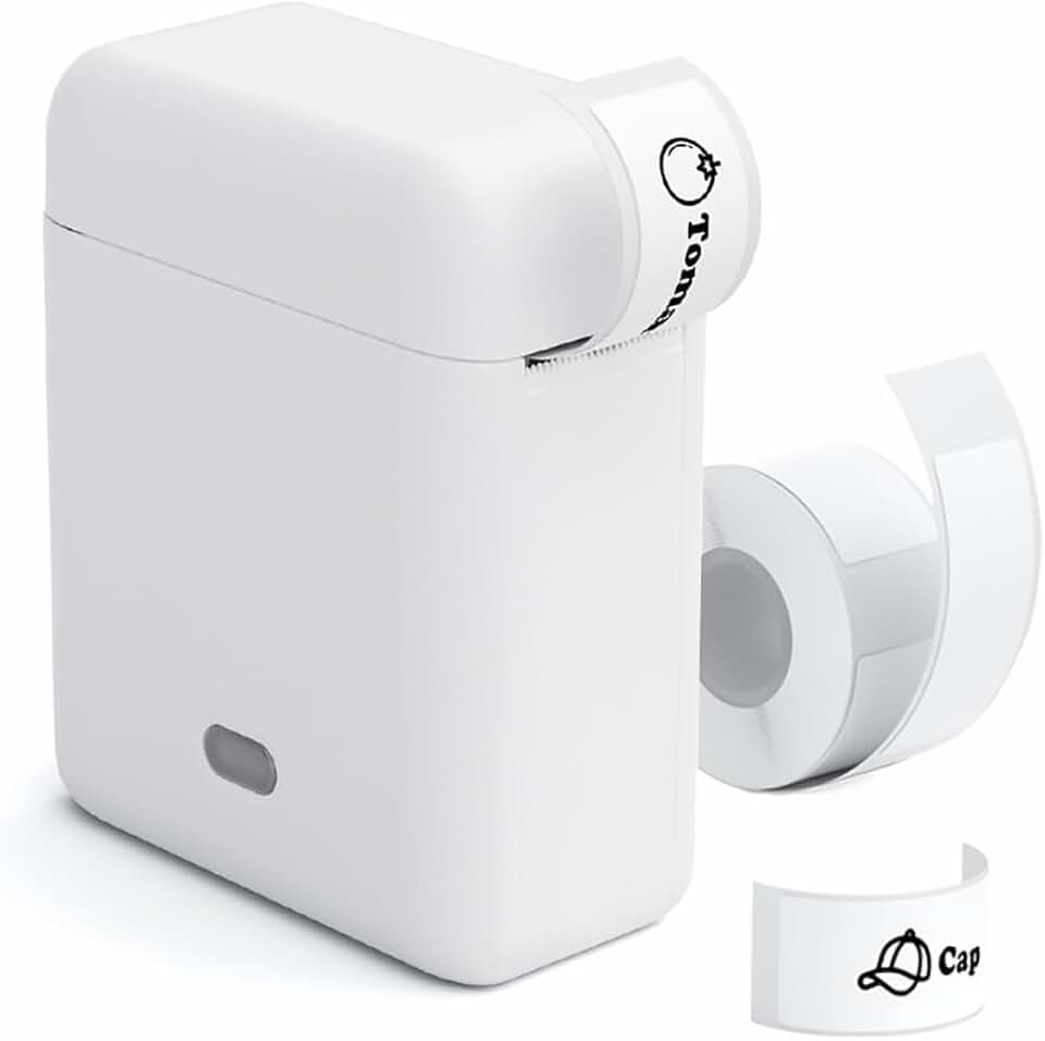 Impressora de etiquetas de armazenamento portátil Bluetooth mini térmica etiquetas de impressão doméstica