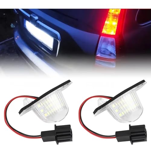 Iluminación matricula vehiculo compatible con CR-V evita fallos ITV 4
