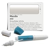 Genuine Colors Stylo de Retouche SNOWFLAKE WHITE 25D pour Mazda Blanc TRIBUTE MAZDA6 MAZDA2 MPV MAZDA3 MIATA 6 MX-5 2 3 MX5 DEMIO PREMACY 5 MAZDA5 ATENZA BT-50 XEDOS CX-9 CX-5 SPORT CX-7 RX-8 RX8 AXE