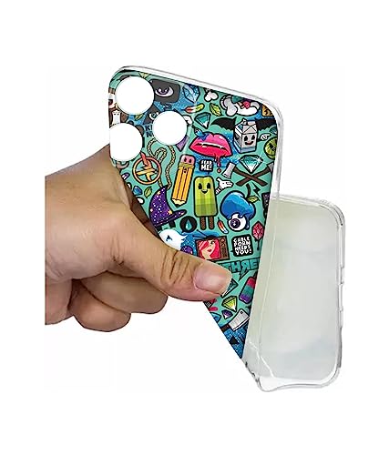 Image of Casotec Basic Case for Tecno Spark 10C 4G (Silicone Multicolor)