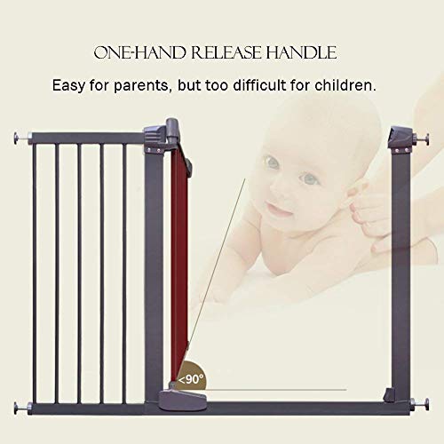 Barrière de sécurité pour bébé extra haute éliminant les risques de chute en escalier - 4