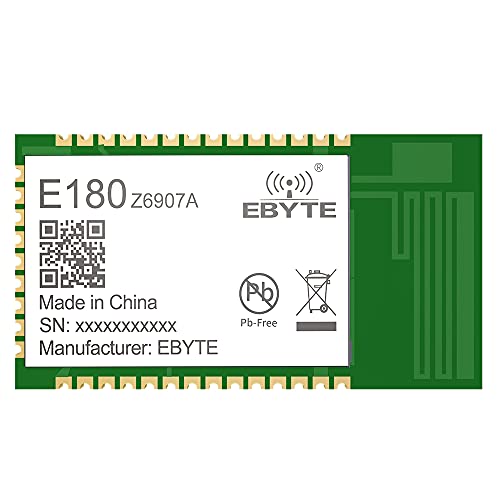 EBYTE Module émetteur-récepteur sans fil TLSR8269 SoC ZIGBEE 2,4 GHz 7 dBm E180-Z6907A 130 m Faible consommation d'énergie Haute fiabilité Petite taille Cover