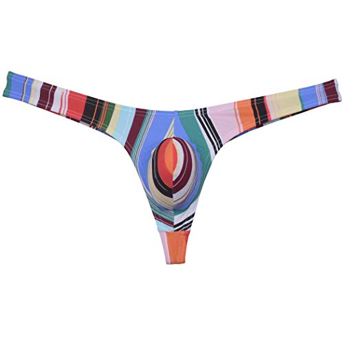 OROCOJUCO Men's Bulge Thog Underwear Exclusive Contest Posing T-back Hipster Bikini G-string2