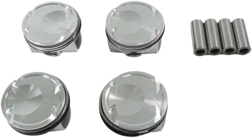 4pcs Engine Pistons And Rings Set 23410-2BCA0 Compatible With 2011-2019 1.6T Car