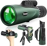 Alta calidad y resistente al agua: el telescopio monocular utiliza una junta tórica para sellar la lente para garantizar el rendimiento de sellado y puede flotar en el agua. Puede soportar los entornos más duros y evitar la entrada de humedad, polvo y residuos. El tratamiento de la superficie adopta material de goma, cómodo de agarrar y antideslizante. Equipado con riñonera, almohadilla de mano, correa de mano. Úsalo directamente o pon en todo tipo de bolsas de viaje y llévalo contigo. Ideal para entusiastas del aire libre y exploradores de la naturaleza.