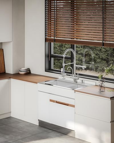 Image of Fapully 3 in 1 Faucet for Kitchen Sink, 3 Way Kitchen Faucets with Sprayer