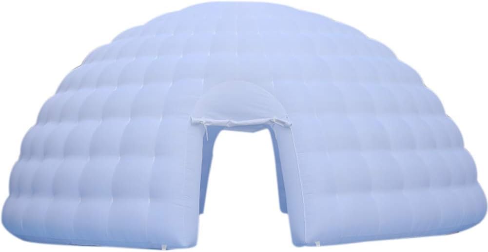 SAYOKLarge 26.25ft Inflatable Igloo Dome Event Tent with Air Blower, Inflatable Marquee Dome for Parties Event Weddings Exhibitions(White, NO Lights)
