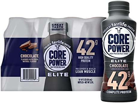 FAIRLIFE NUTRITION PLAN Core Power Elite 42g. Protein Shake, Chocolate - Liquid (14 fl. oz, 8 pk.)