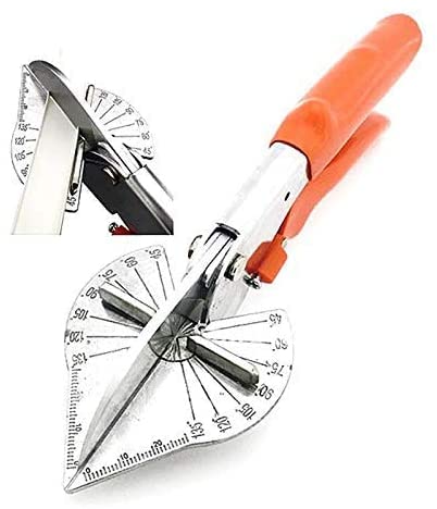 Multi Angle Miter Shear Cutter Hand Tools,45-135 Degree Adjustable Angle Scissors Trim Shears Tools
