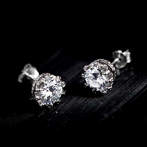 Boucles d'oreilles rondes 8mm : le confort sans rougeur pour le mariage