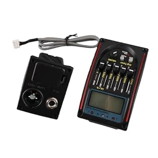 With 5 Bands: This pick-up equalizer system with 5 bands can be easily fitted into your acoustic guitar and it is essential to electrify and amplify their sound. Unique Design: Give you a comfortable touch through their unique design. Advanced manufa...