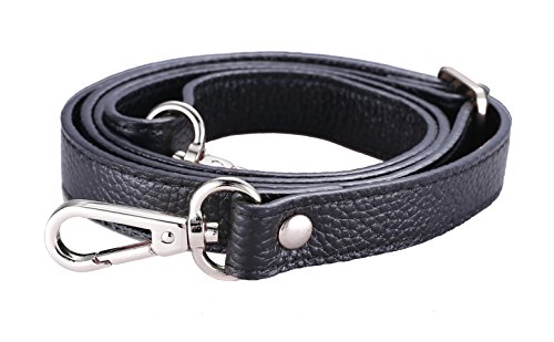 SeptCity Purse Strap Replacement, Genuine Leather Adjustable Crossbody Shoulder Straps For bags1.8 CM Width