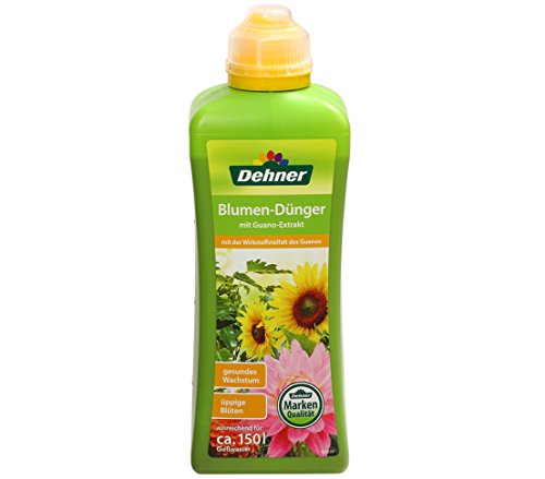 Preisvergleich Produktbild Dehner Blumen-Dünger mit Guanoextrakt, 1 l , für ca. 150 l