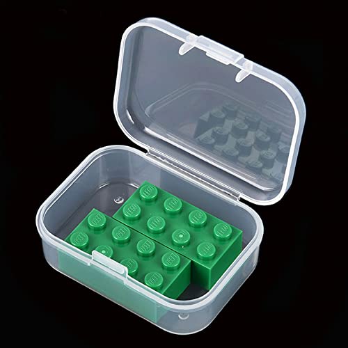 LJY 100 Pack Plastic Storage Boxes with Lids 5.5 x 4 x 2 cm, Mini Rectangular Containers for Diamond Art Accessories Beads - Image 3