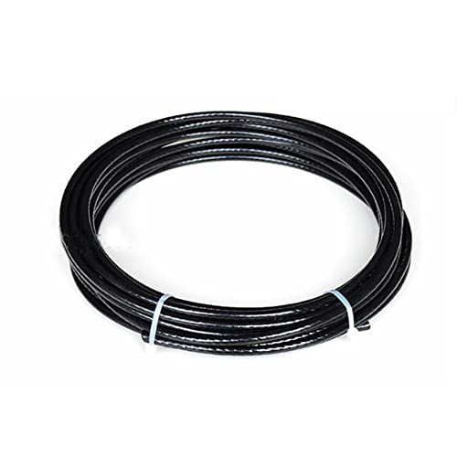 Câble acier flexible 3mm gainé PVC protégeant de la corrosion en extérieur 5m